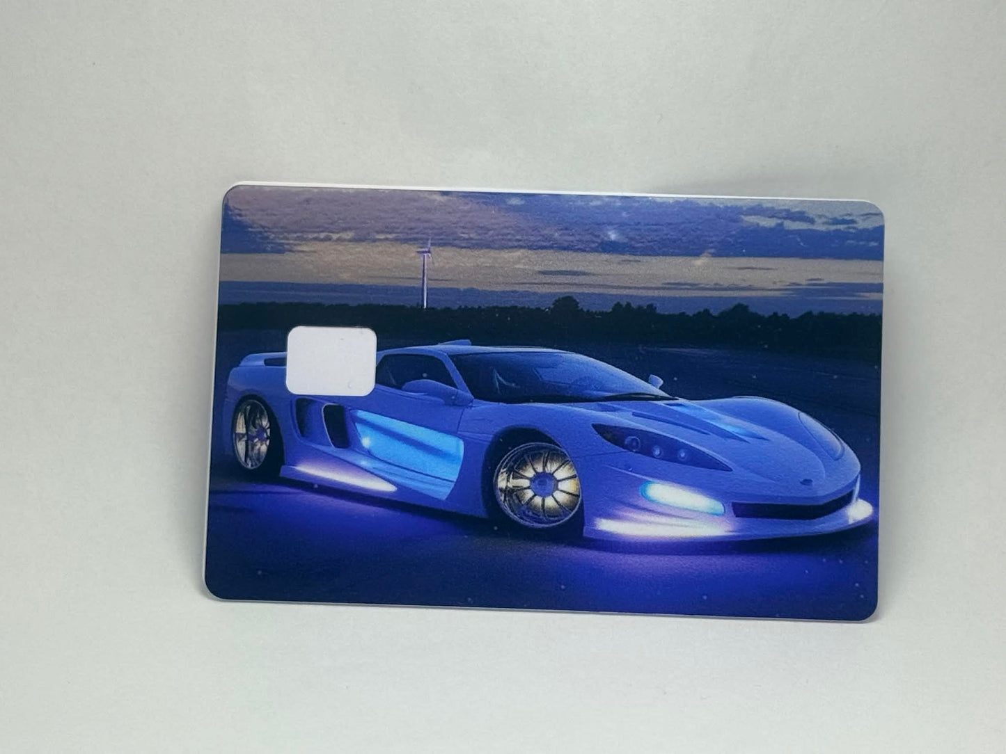 Luxury Car Credit Card Cover Debit Card Wrap Durable Skin Easy Application Gift Idea Personalized Anime Artwork Premium Durability