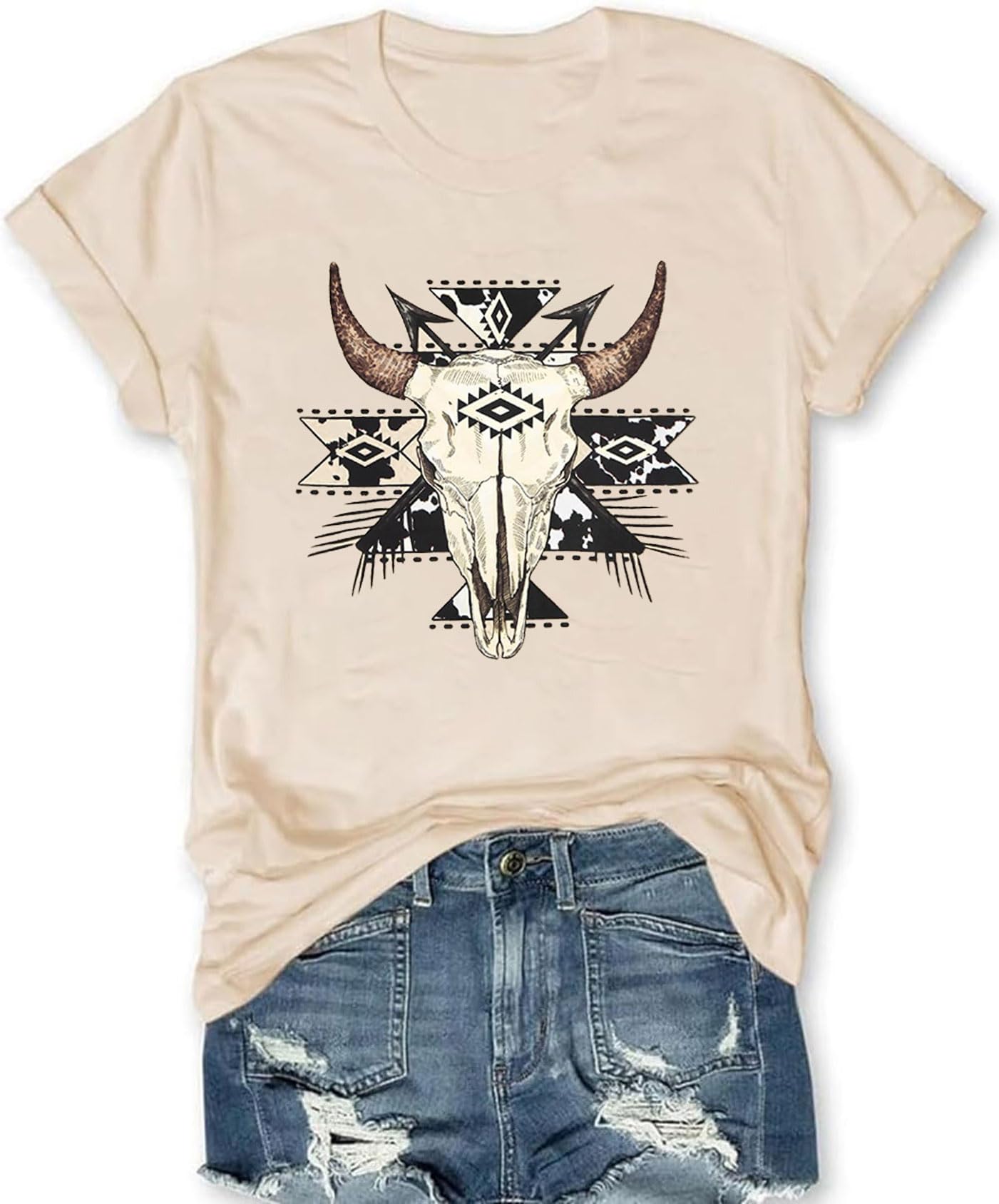 Cuntry Concert Outfits for Women Vintage Cowgirl Shirts Funny Nashville Tshirt Casual Western Short Sleeve Graphic Tops