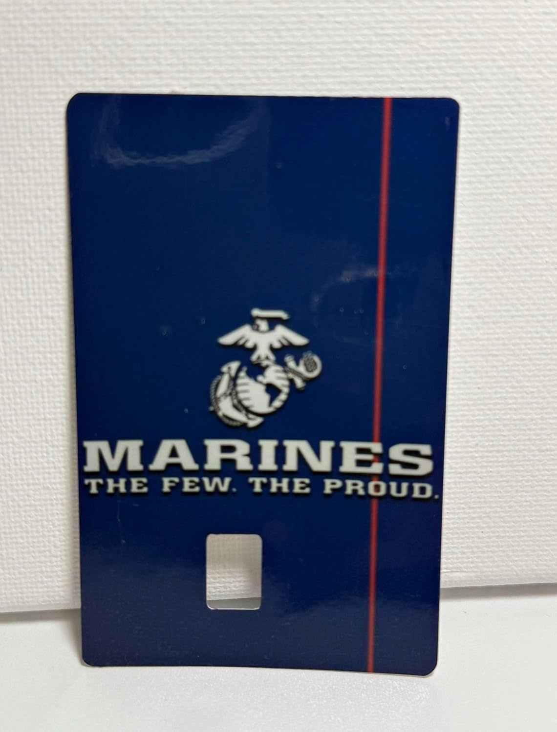 Marines Credit Card Skin – Marines The Few The Proud Design – Patriotic Debit Card Sticker for Chip Cards – Military Card Cover for Veterans & Supporters