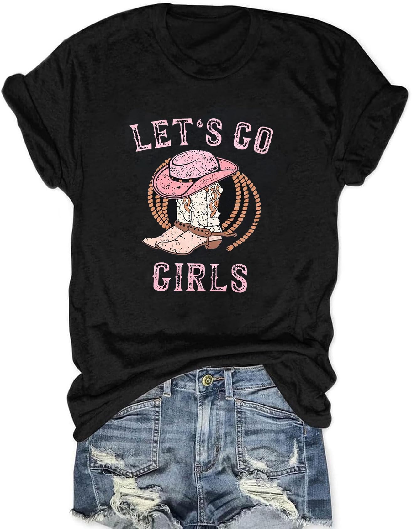 Cuntry Concert Outfits for Women Vintage Cowgirl Shirts Funny Nashville Tshirt Casual Western Short Sleeve Graphic Tops