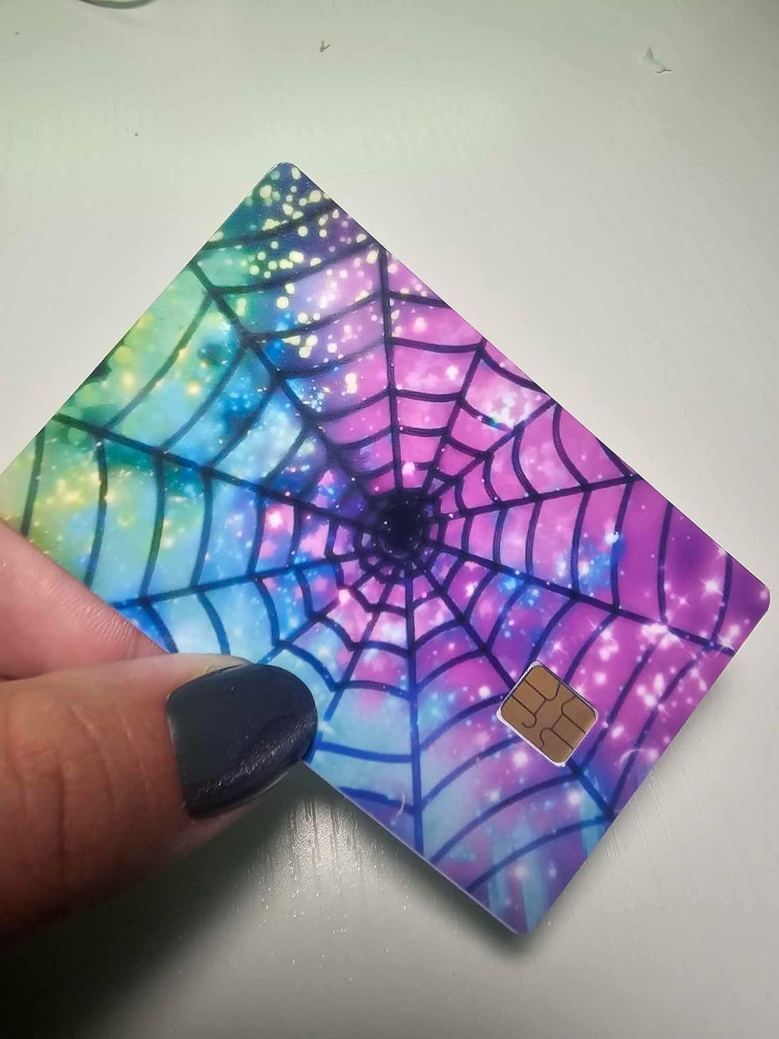 Colorful Spider Web Credit/Debit Card Skin