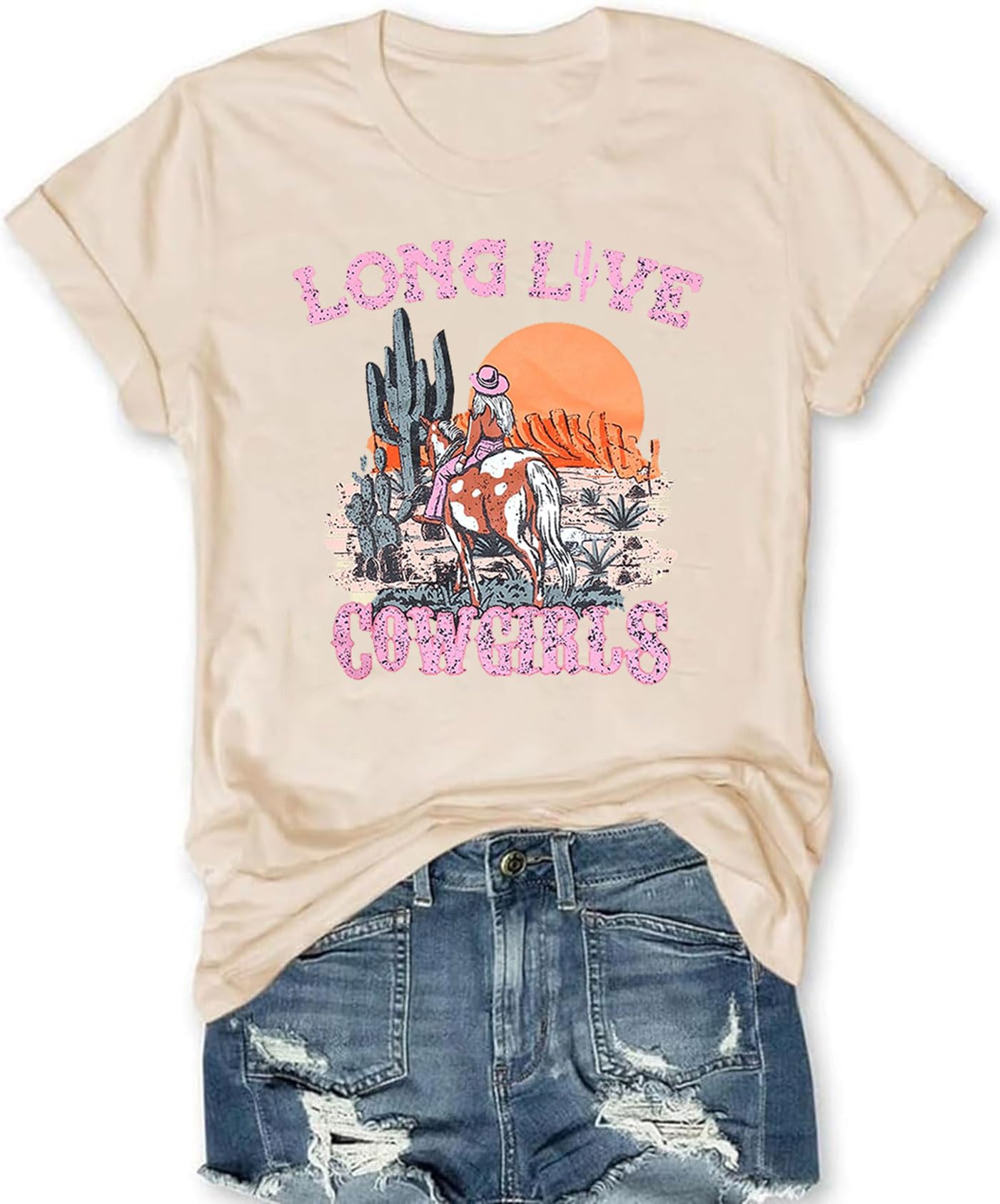 Cuntry Concert Outfits for Women Vintage Cowgirl Shirts Funny Nashville Tshirt Casual Western Short Sleeve Graphic Tops