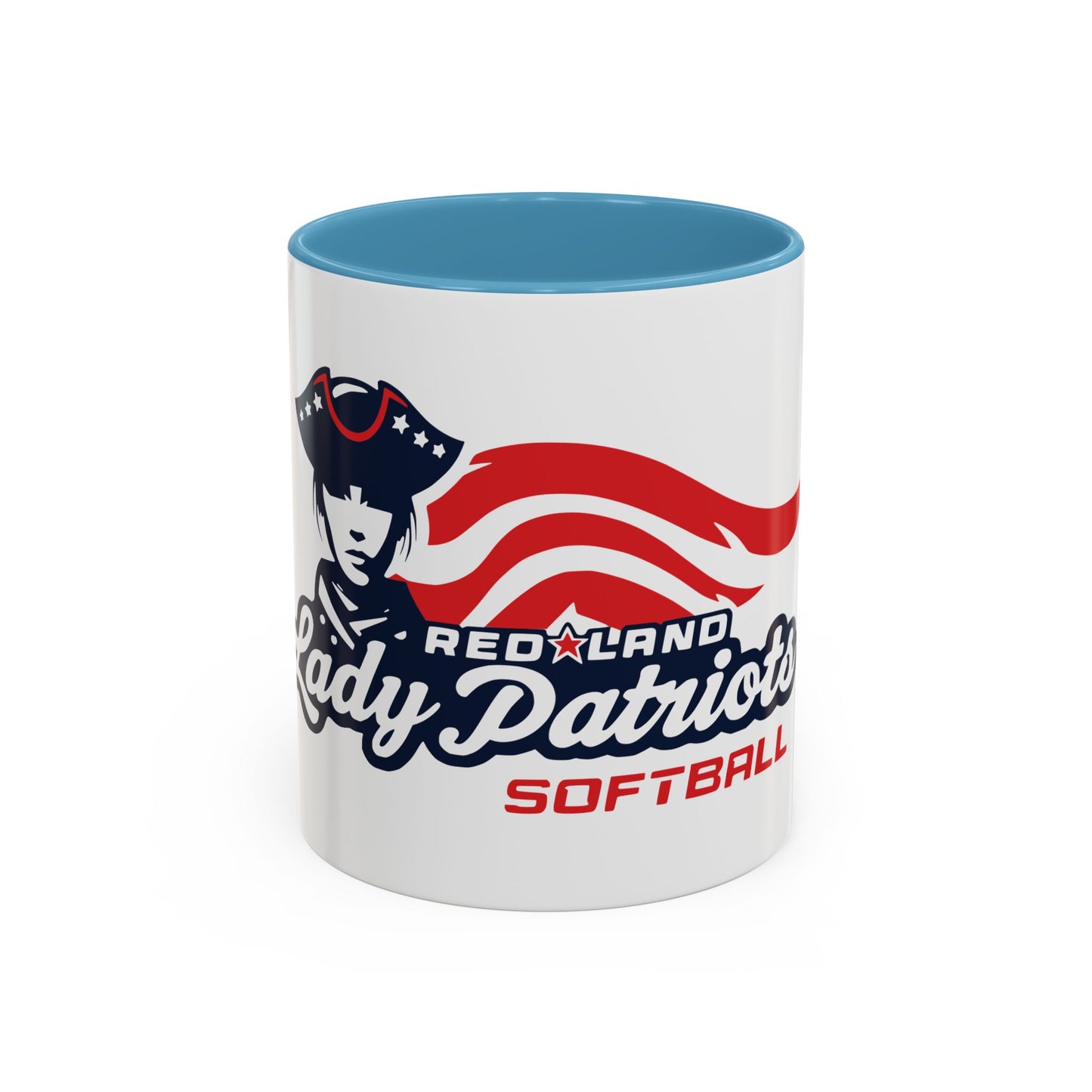 Accent Coffee Mug - Redland Lady Patriots Softball Logo (11/15oz)