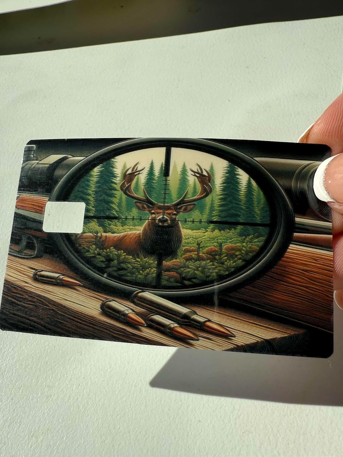 Locked in the Crosshairs Credit Card Skin