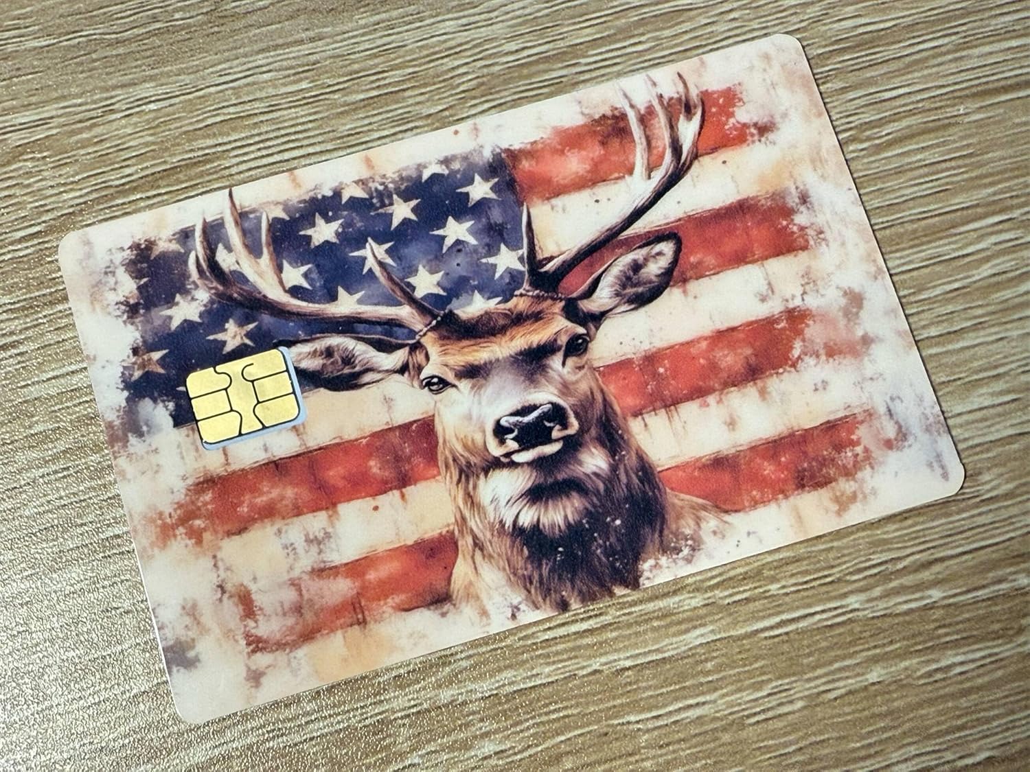 Patriotic Buck Credit Card Skin