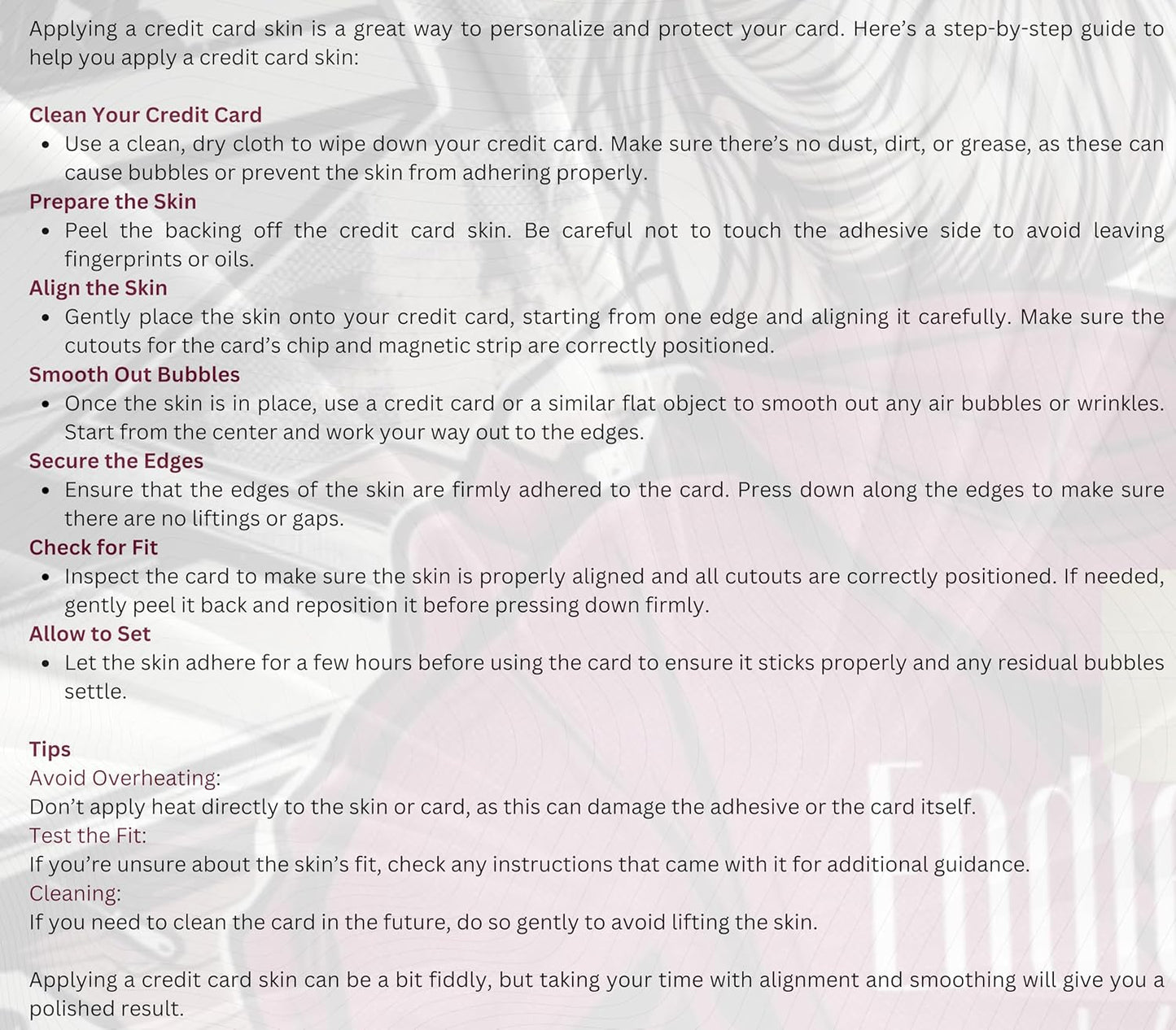 I myself am strange and unusual Credit/Debit Card Skin