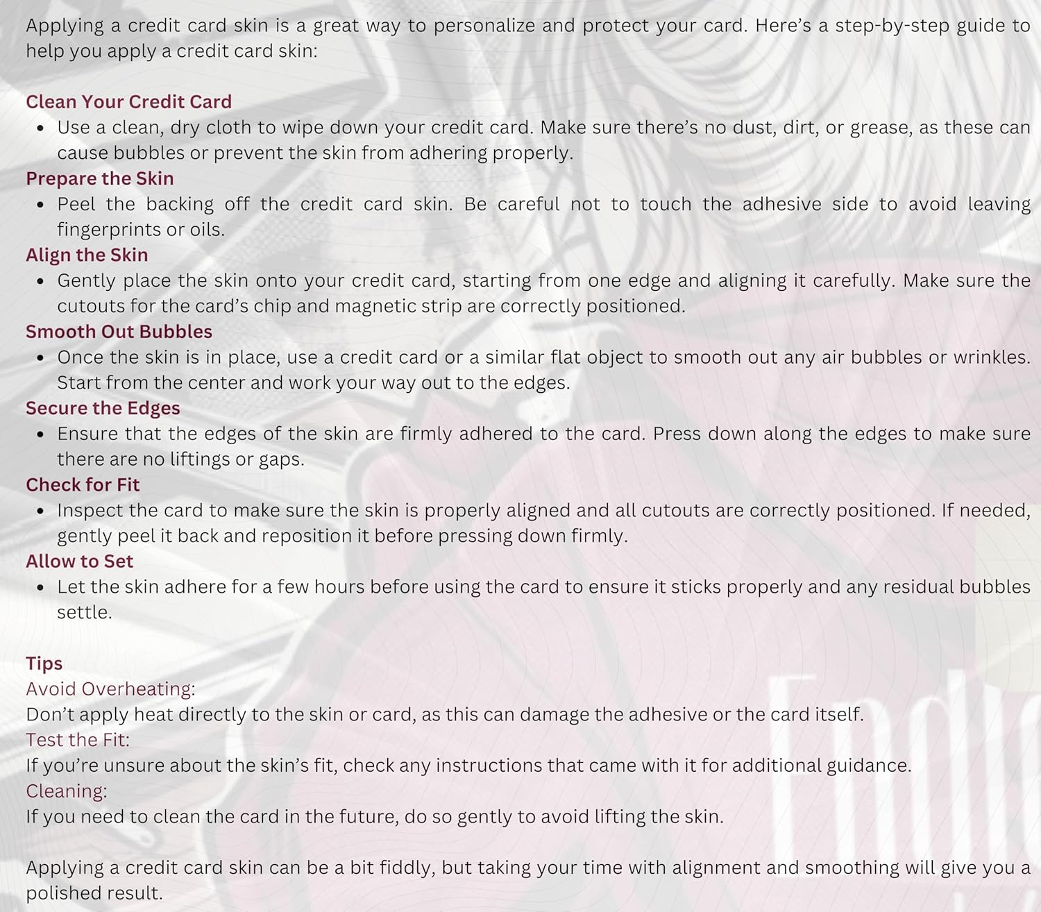 I myself am strange and unusual Credit/Debit Card Skin