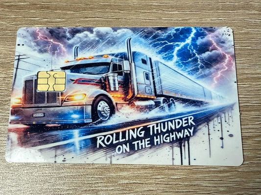 Rolling Thunder Truck Credit Card Skin