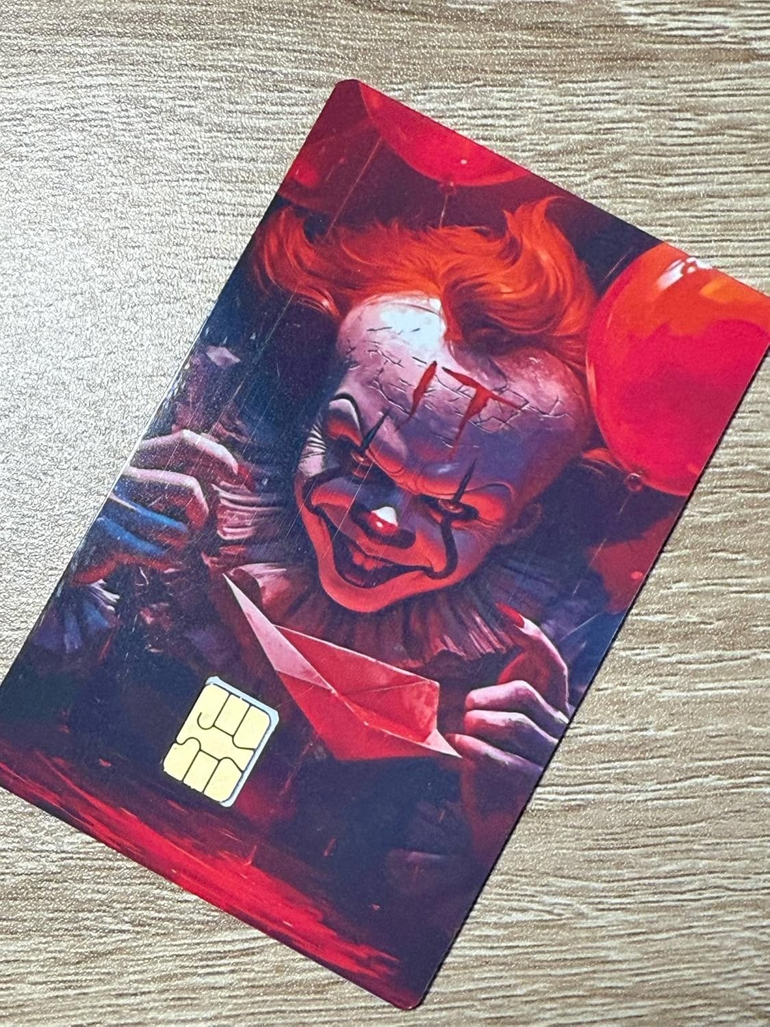 Creepy Clown Horror Credit Card Skin