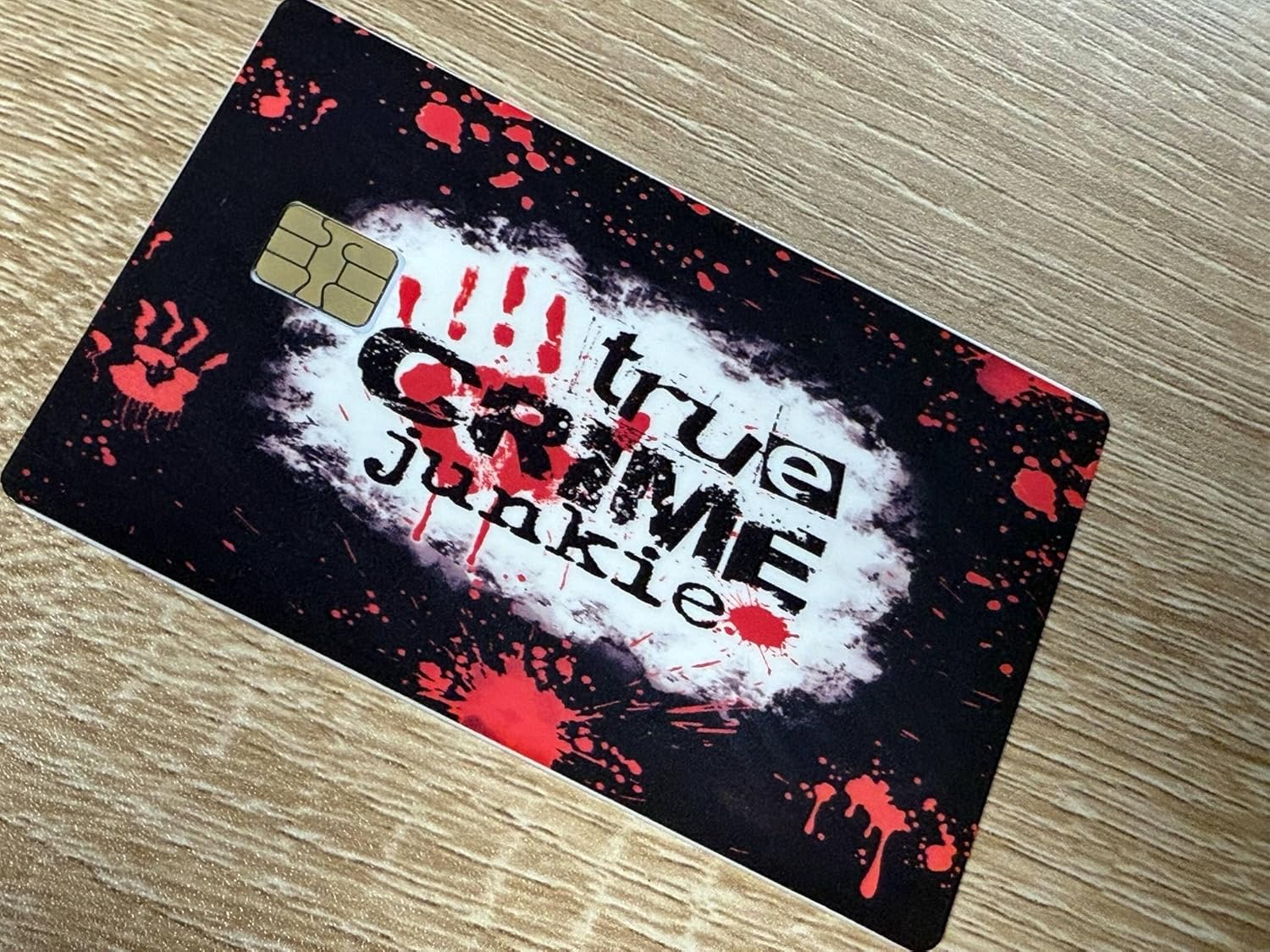 True Crime Junkie Credit Card Skin