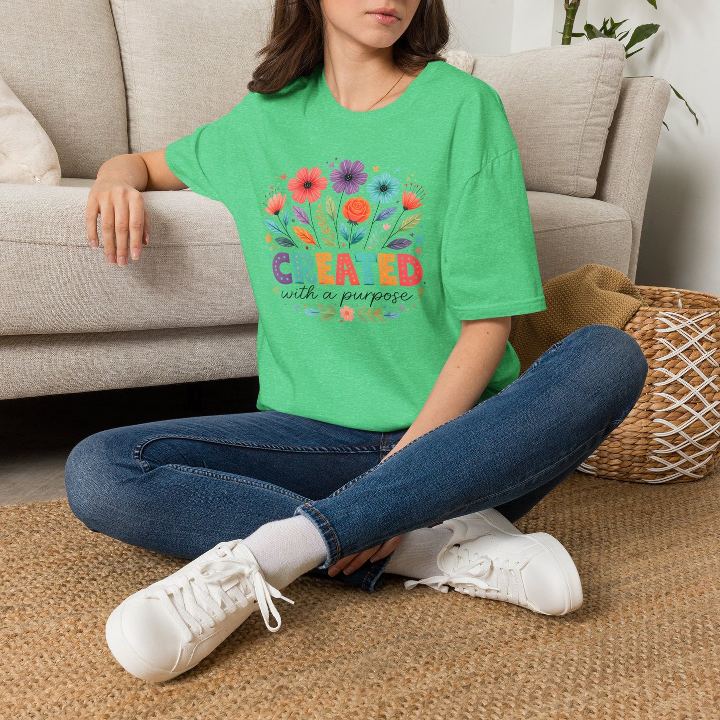 Created with a Purpose Floral T-Shirt