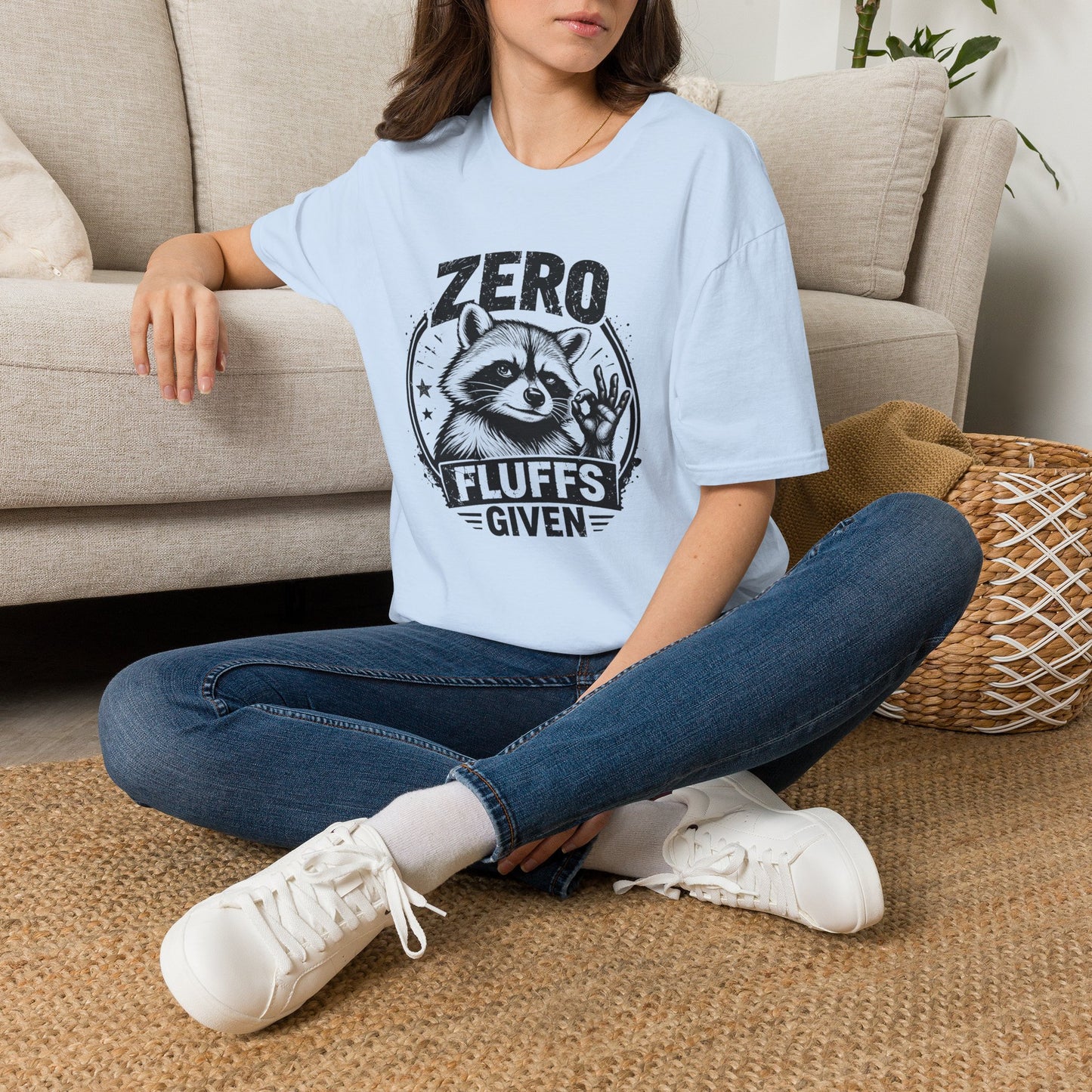 Zero Fluffs Given Graphic Tee
