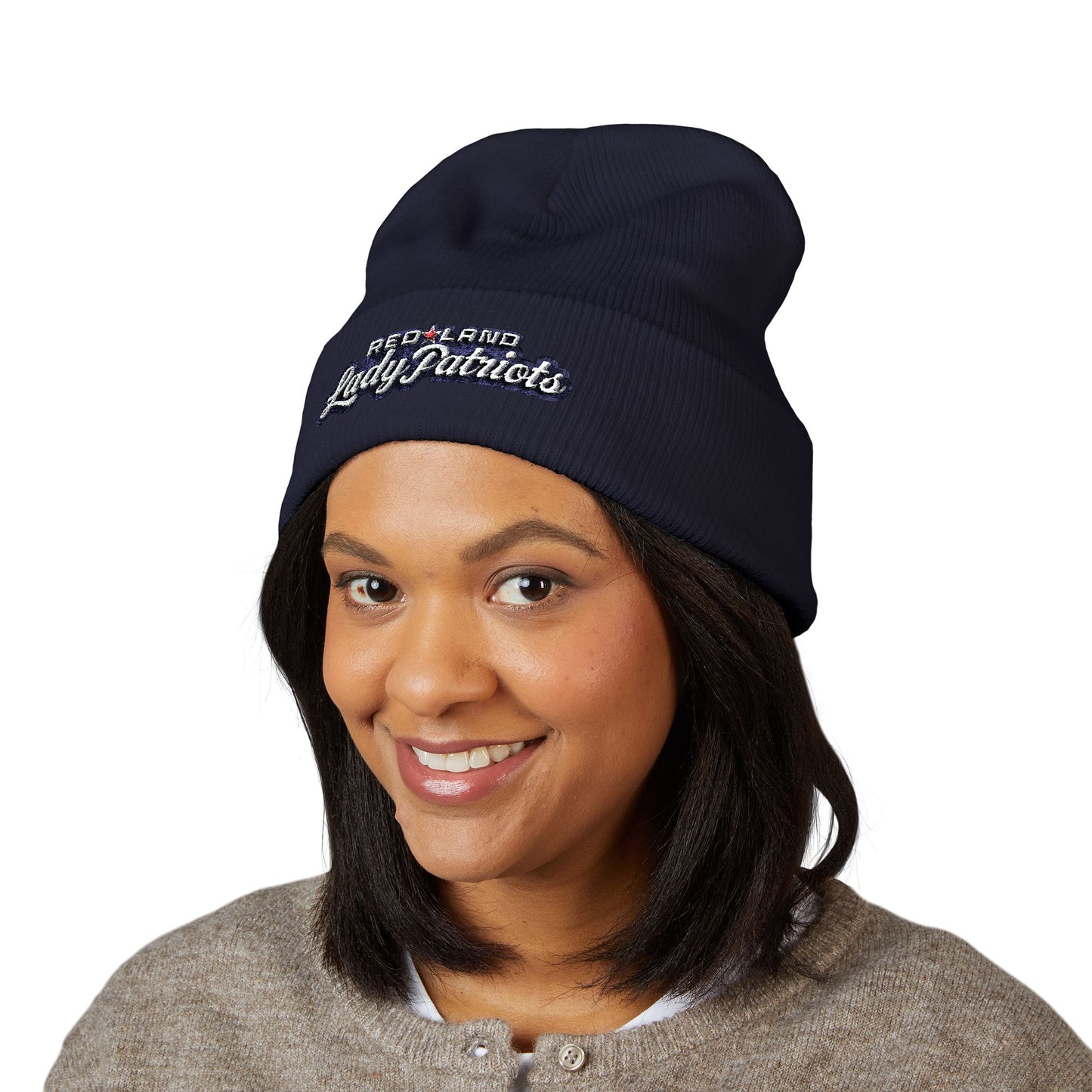 Lady Patriots Embroidered Cuffed Beanie