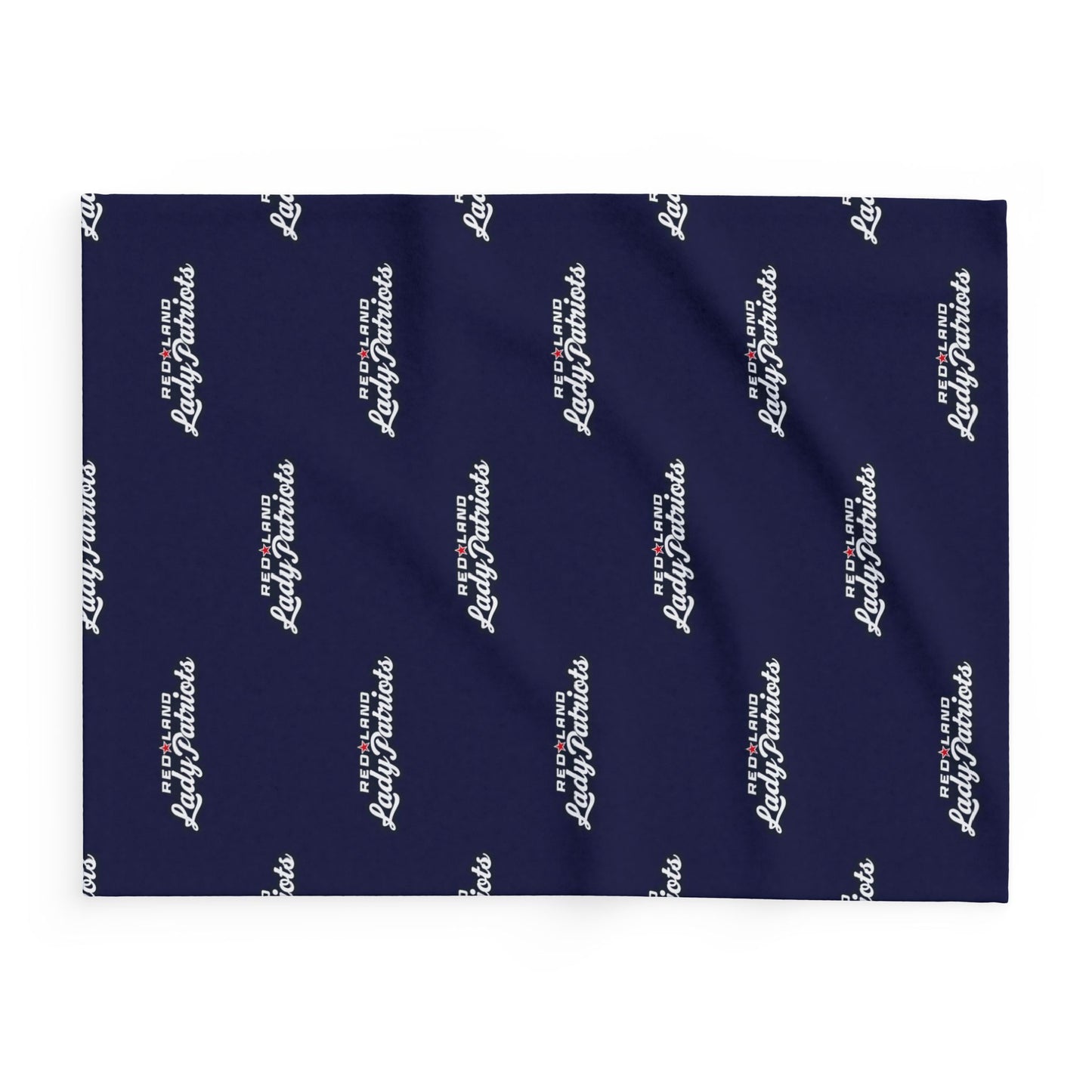 Red Land Lady Patriots Arctic Fleece Blanket