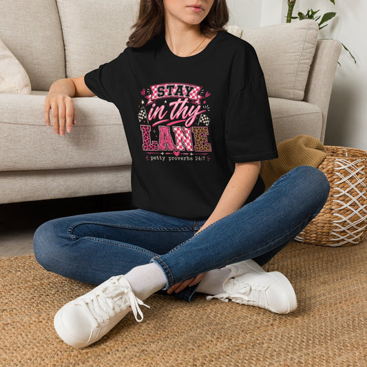 Stay in Thy Lane Graphic T‑Shirt