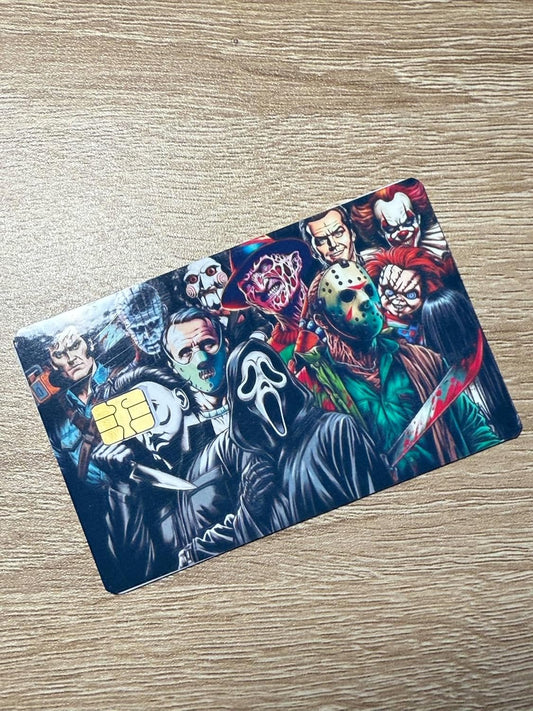 Horror Legends Collage Credit Card Skin