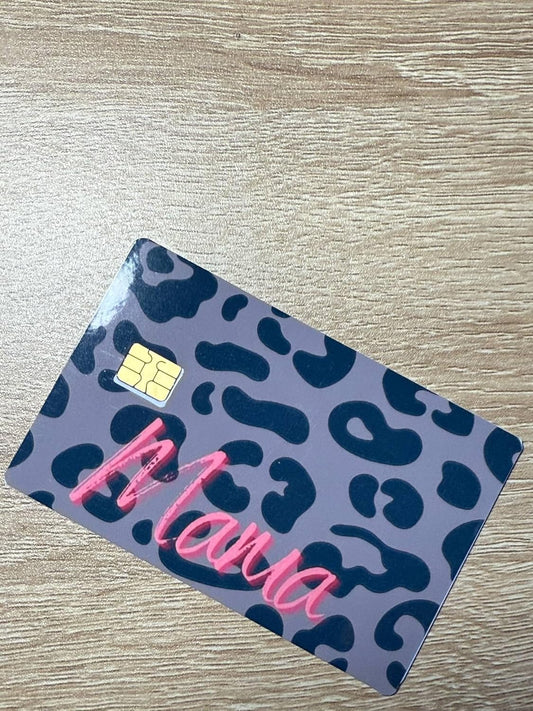 Mama Leopard Print Credit Card Skin