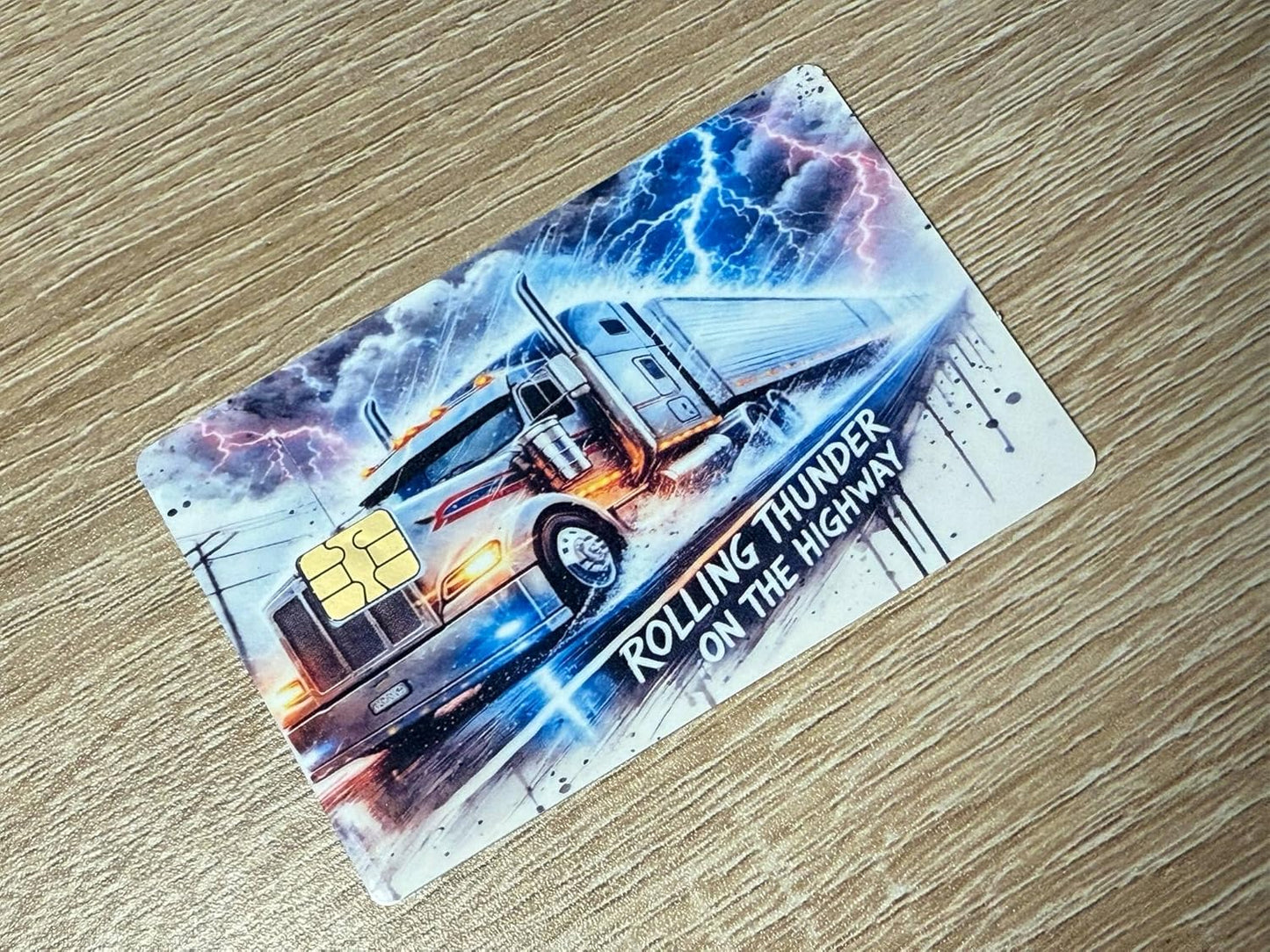 Rolling Thunder Truck Credit Card Skin