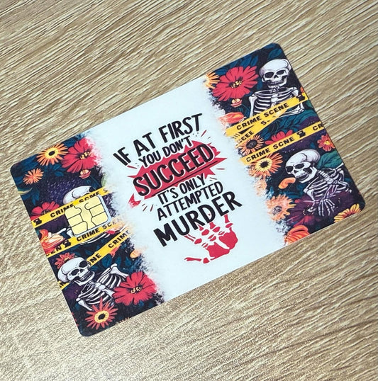 Crime Scene Skeletons Credit Card Skin