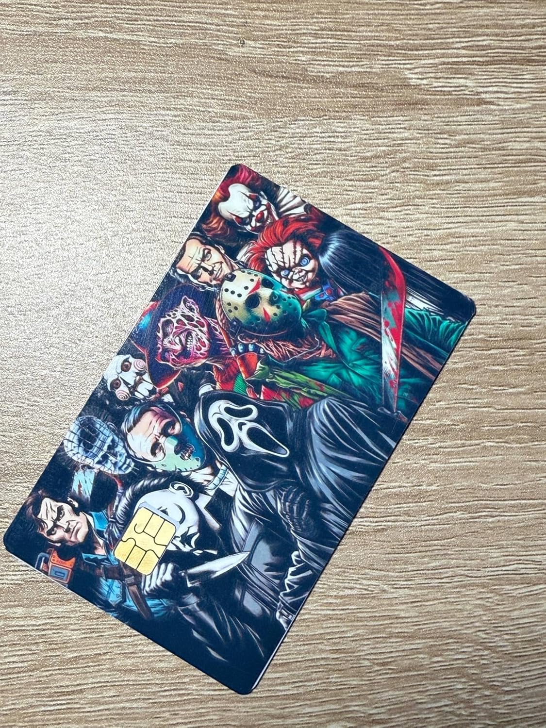 Horror Legends Collage Credit Card Skin