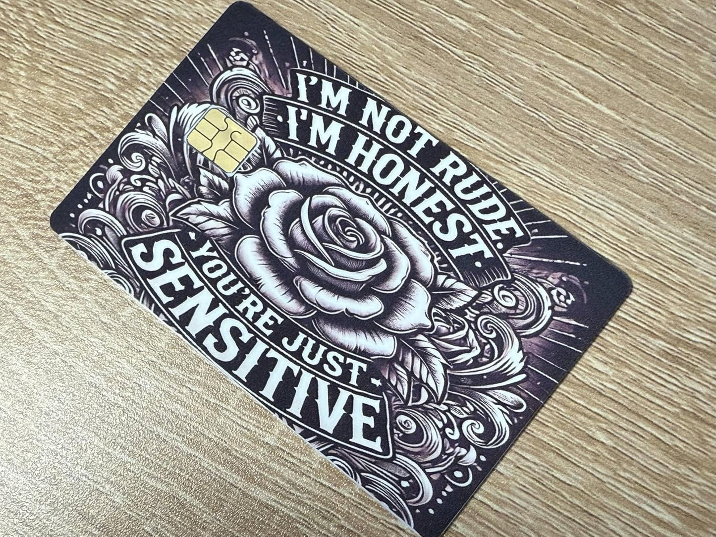 I’m Not Rude Credit Card Skin