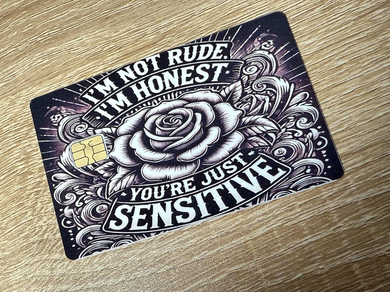 I’m Not Rude Credit Card Skin