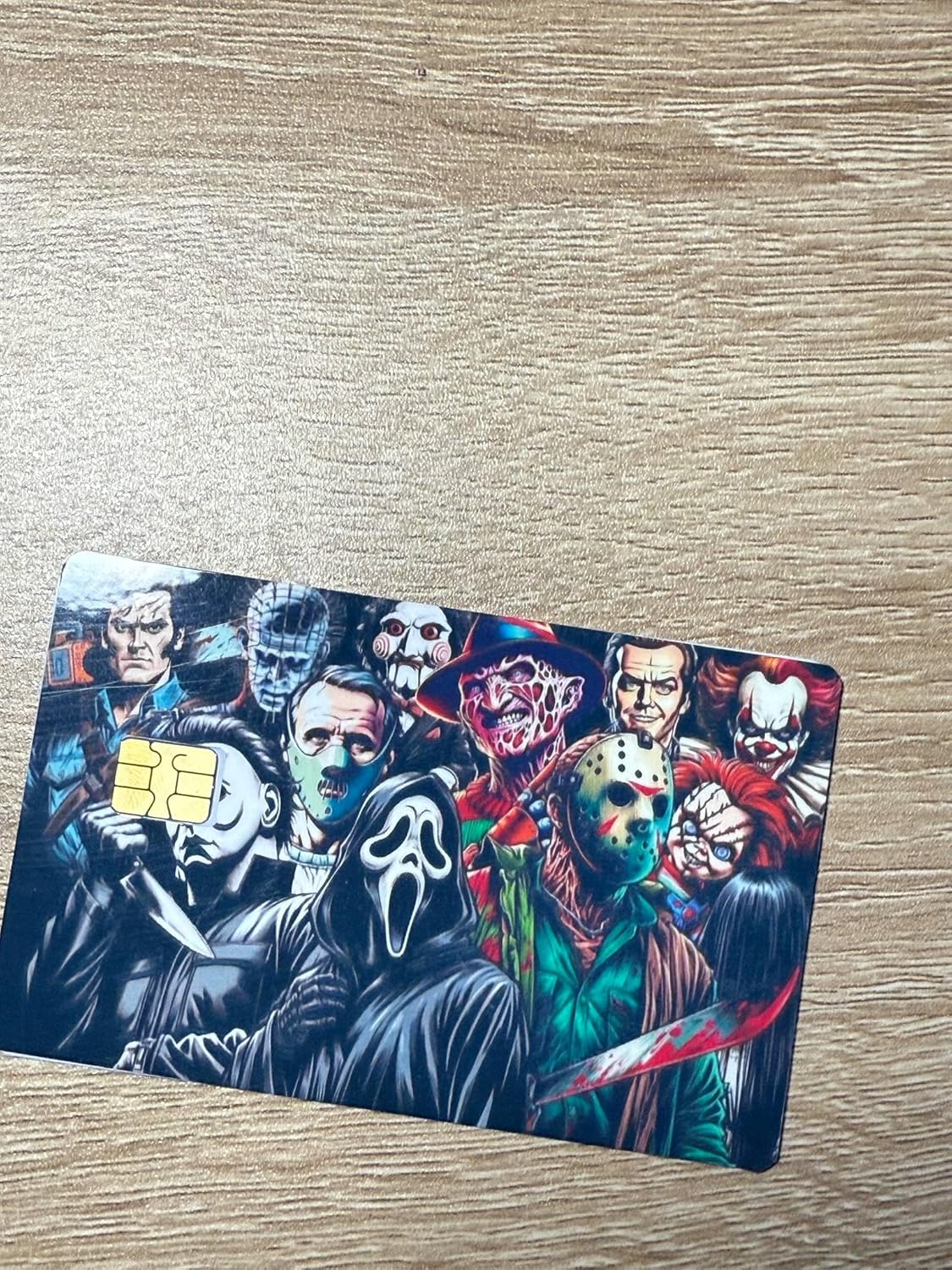 Horror Legends Collage Credit Card Skin
