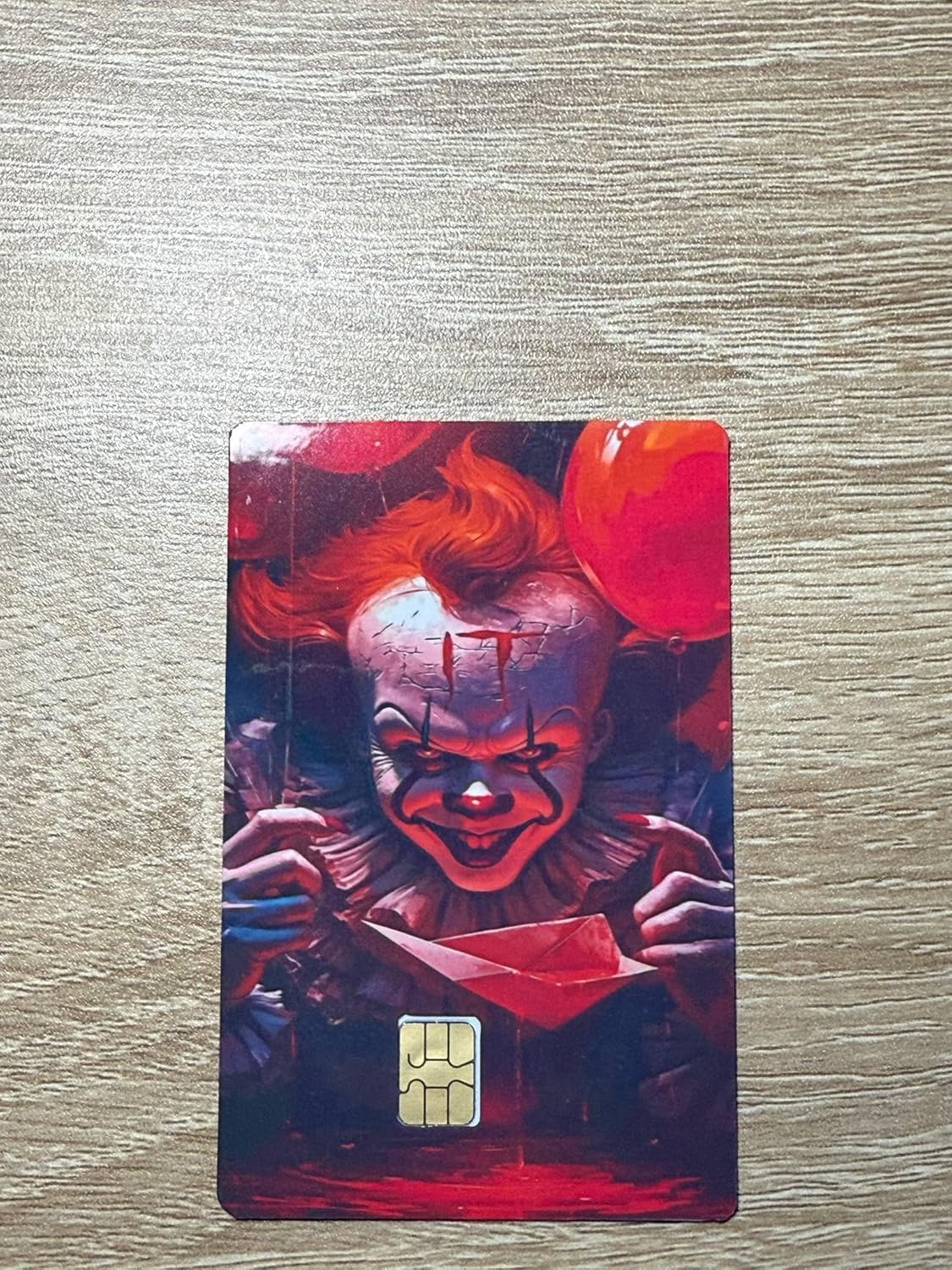 Creepy Clown Horror Credit Card Skin