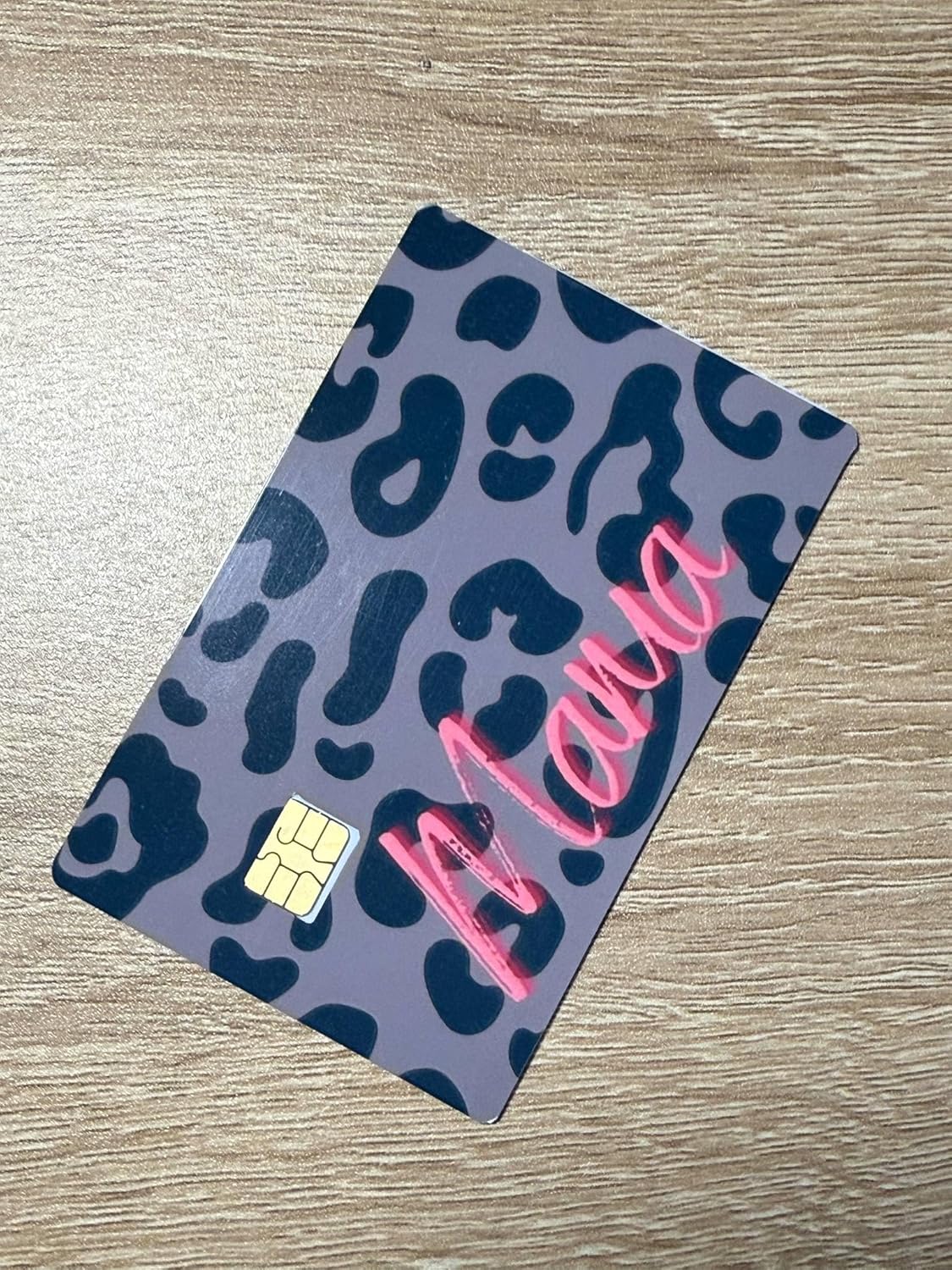 Mama Leopard Print Credit Card Skin