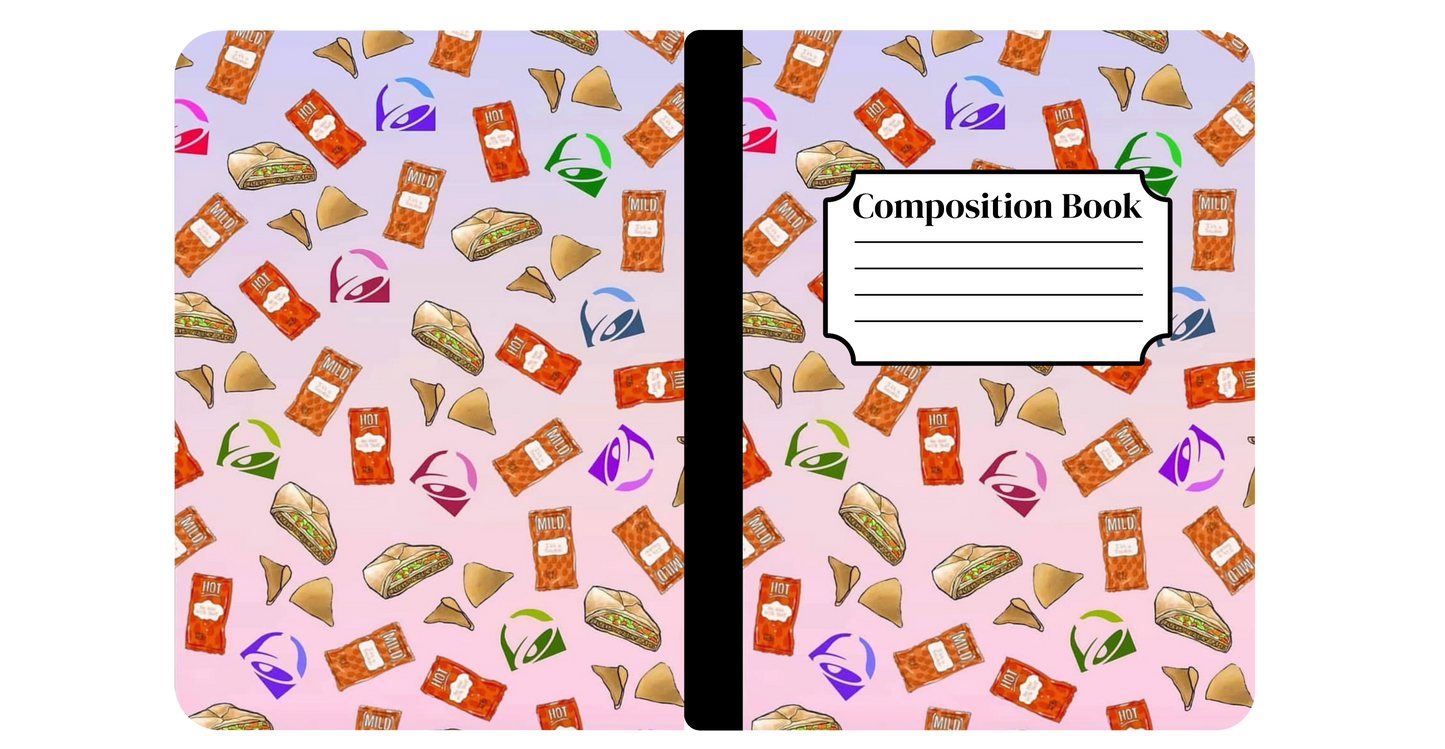 Taco Lover Notebook Cover