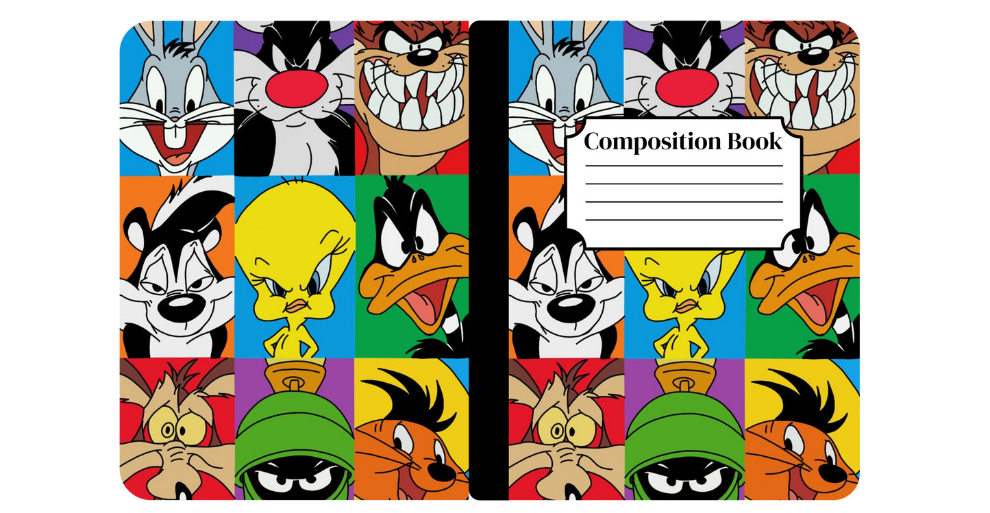 Looney Tunes Notebook Cover