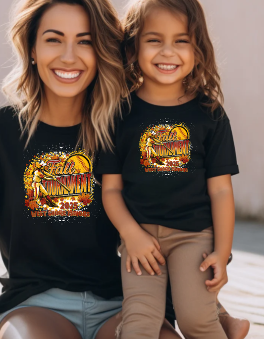 Fall 2025 West Shore Minors Softball Tournament Shirt
