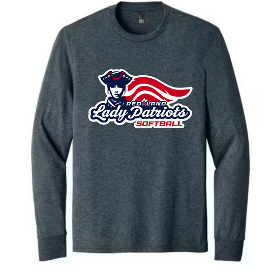 Red Land Lady Patriots Long Sleeve