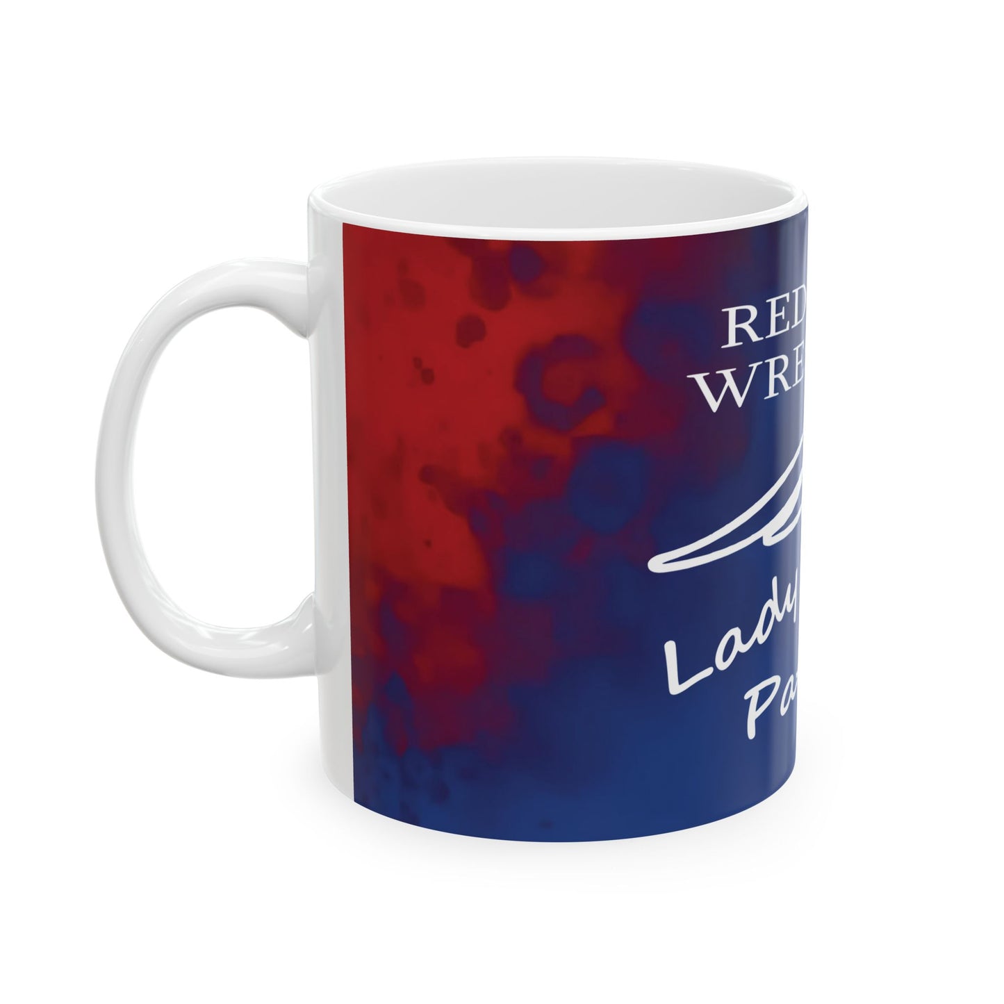 Red Land Lady Patriot Wrestling Coffee Mug