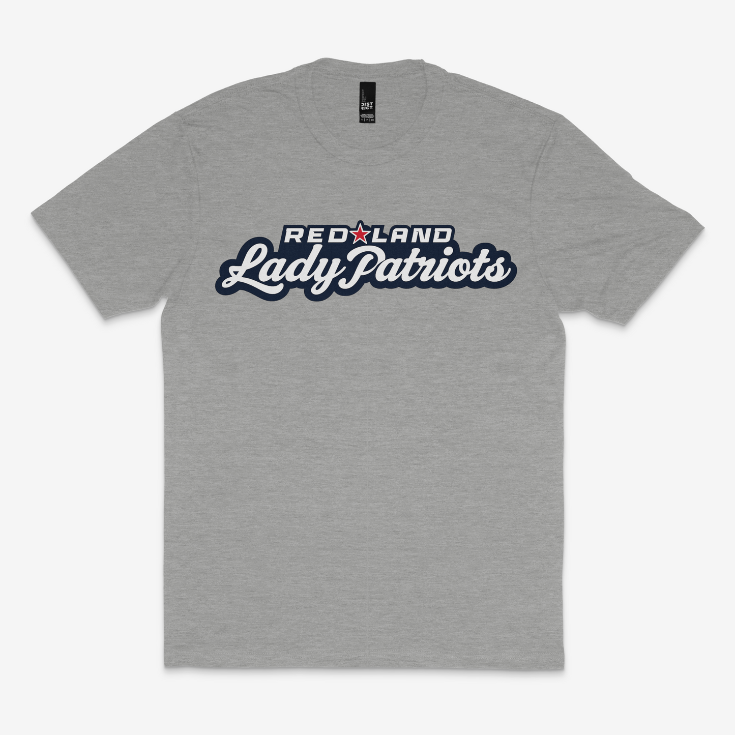 Red Land Lady Patriots Script Unisex Perfect Tri Tee