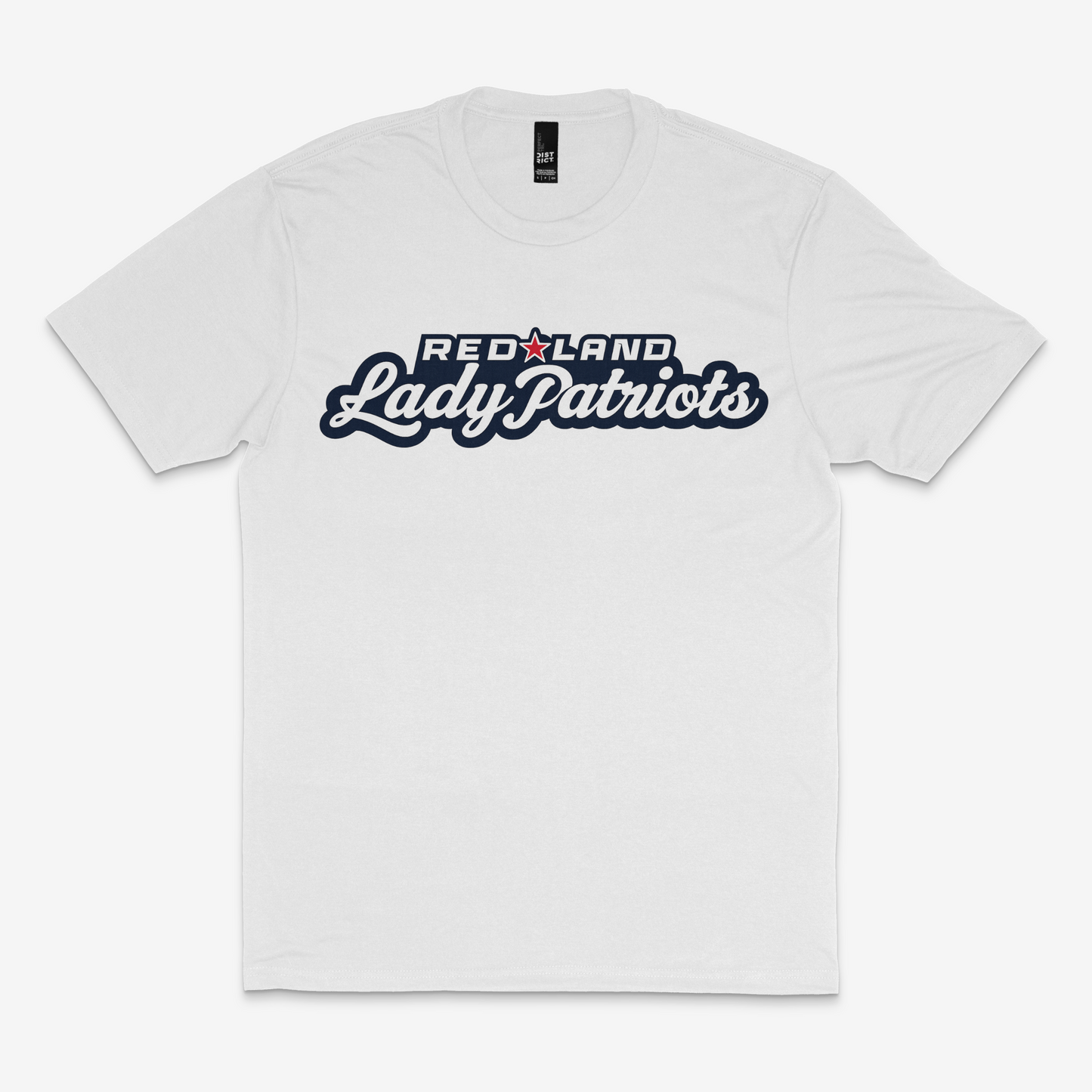 Red Land Lady Patriots Script Unisex Perfect Tri Tee
