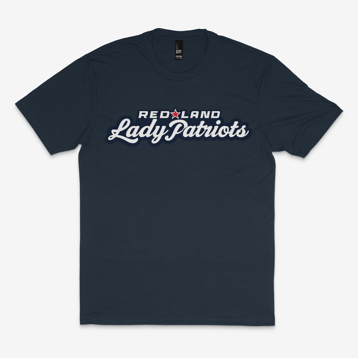 Red Land Lady Patriots Script Unisex Perfect Tri Tee