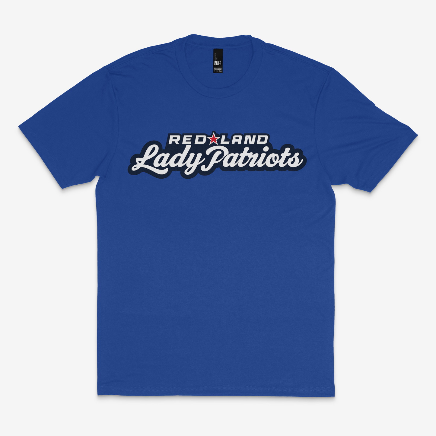 Red Land Lady Patriots Script Unisex Perfect Tri Tee