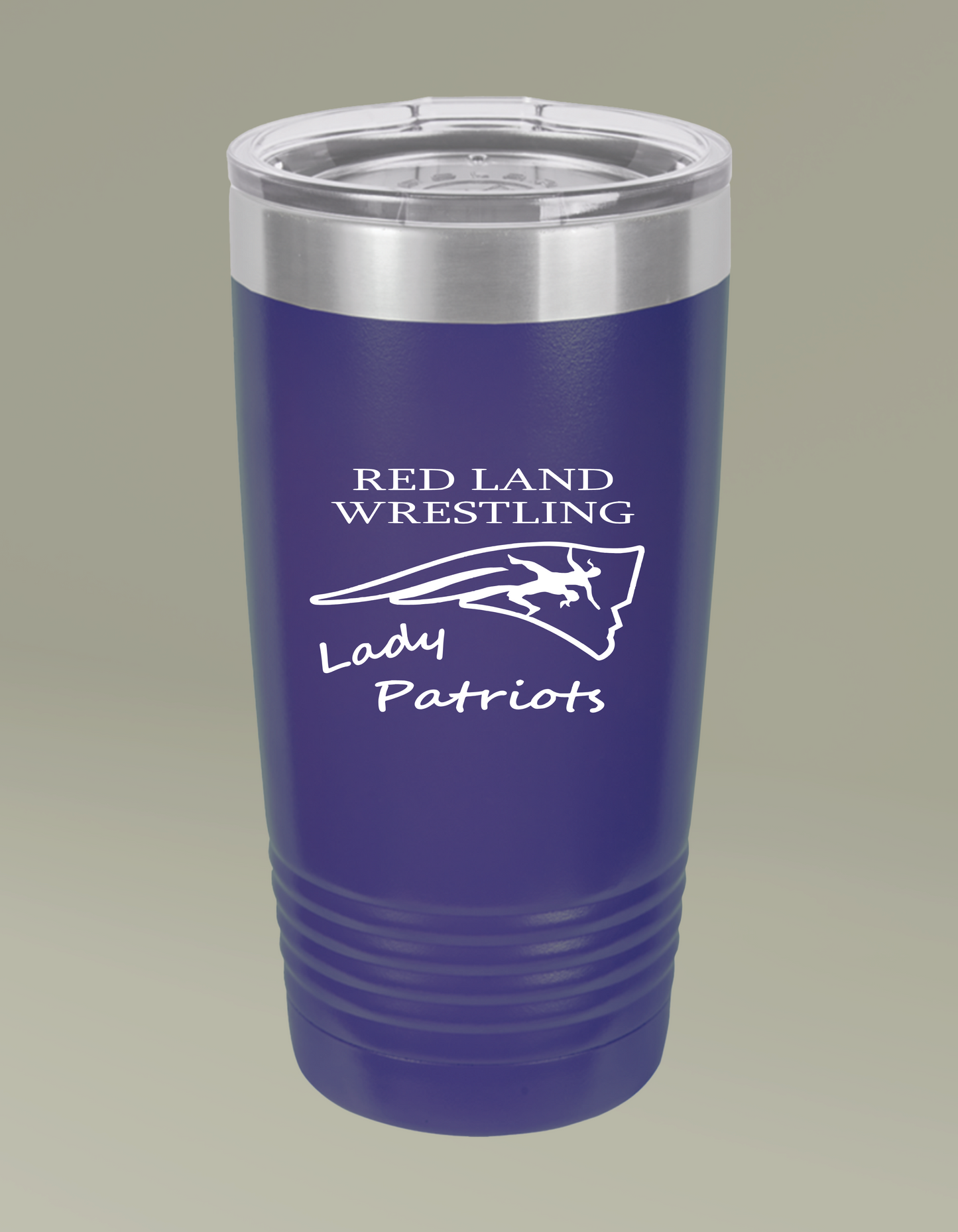 Red Land Lady Patriots Stainless Steel Tumbler