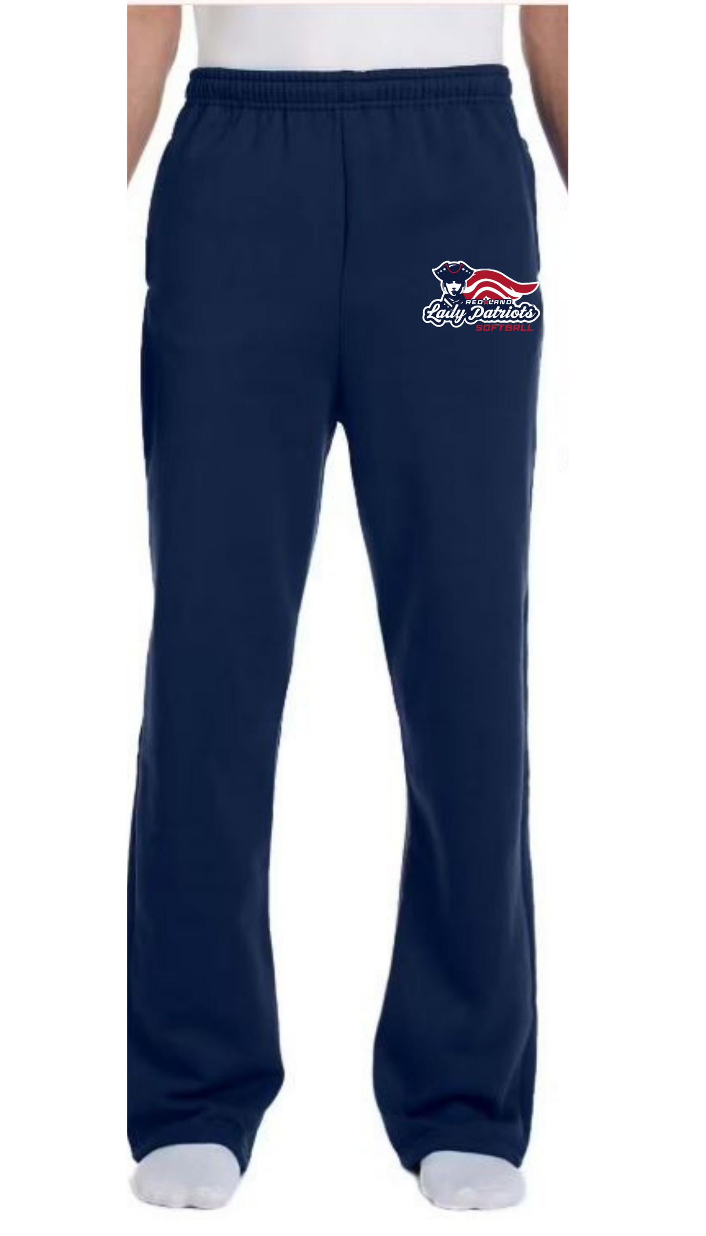 Red Land Lady Patriots Logo Sweatpants