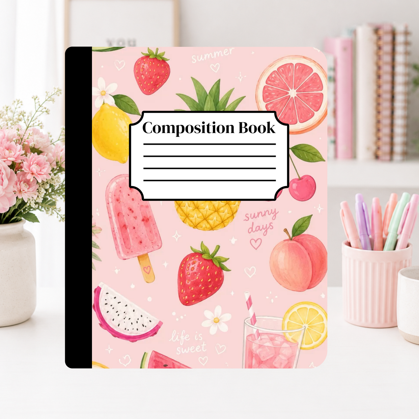 Summer Fruit Notebook Cover