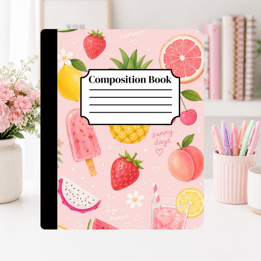 Summer Fruit Notebook Cover