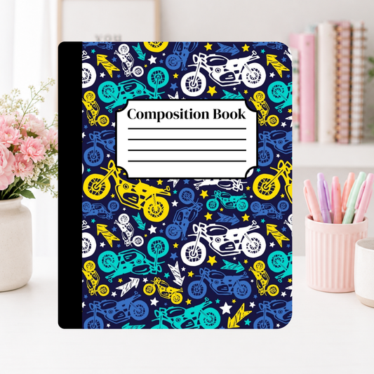 Dirt Bike Adventure Notebook Cover