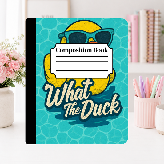 What The Duck Notebook Cover