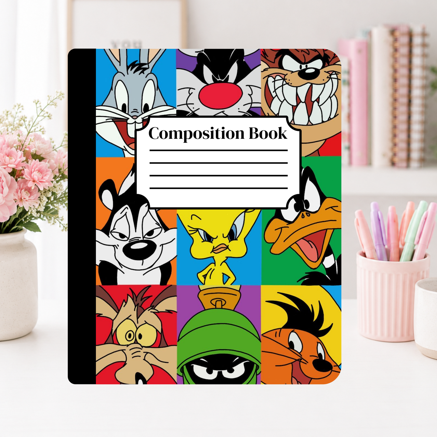 Looney Tunes Notebook Cover
