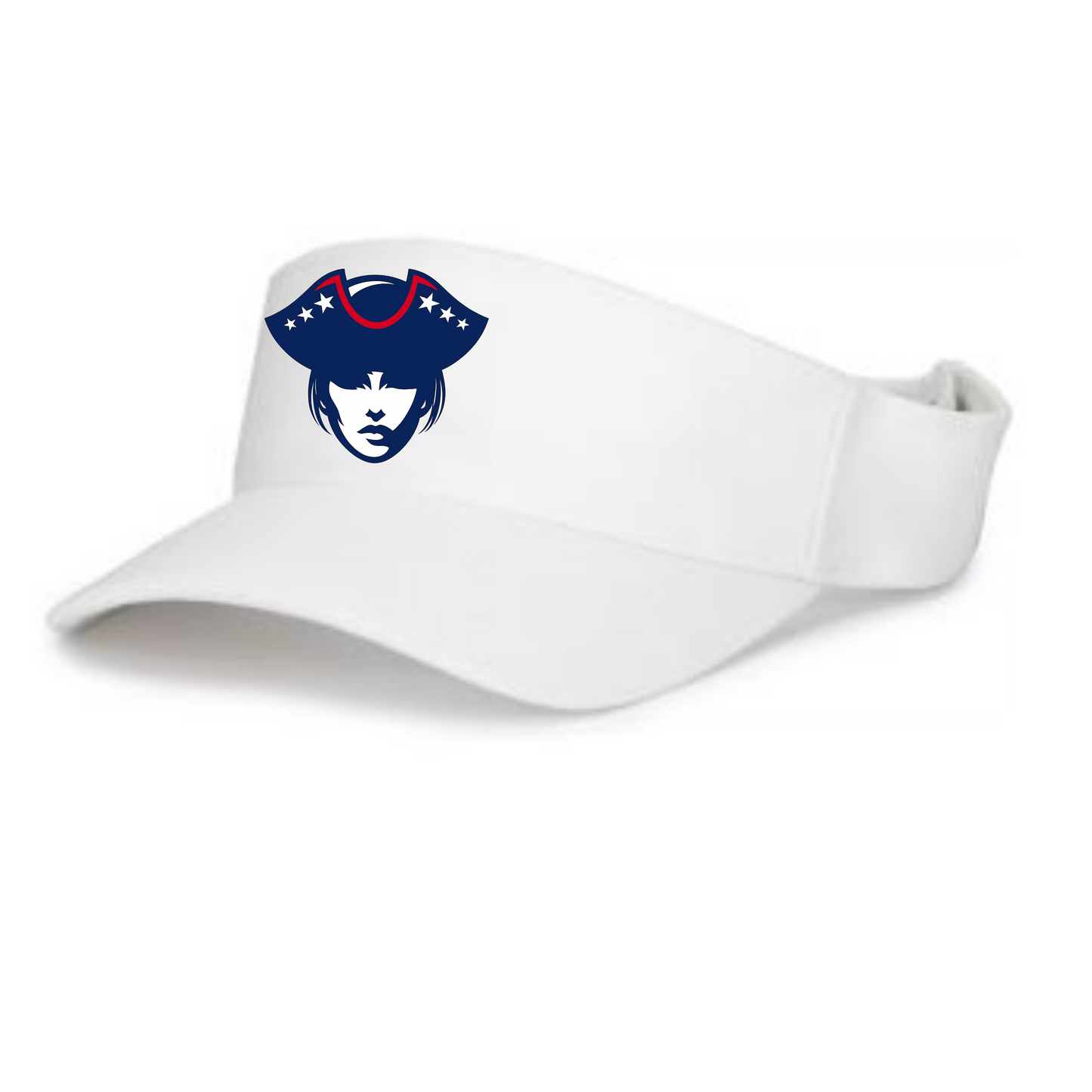 Lady Patriot Softball Logo Visor