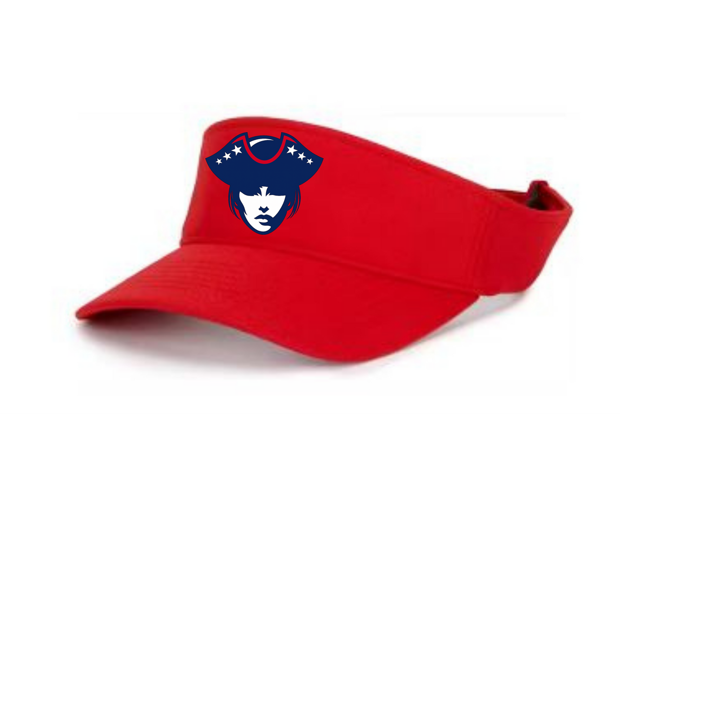 Lady Patriot Softball Logo Visor