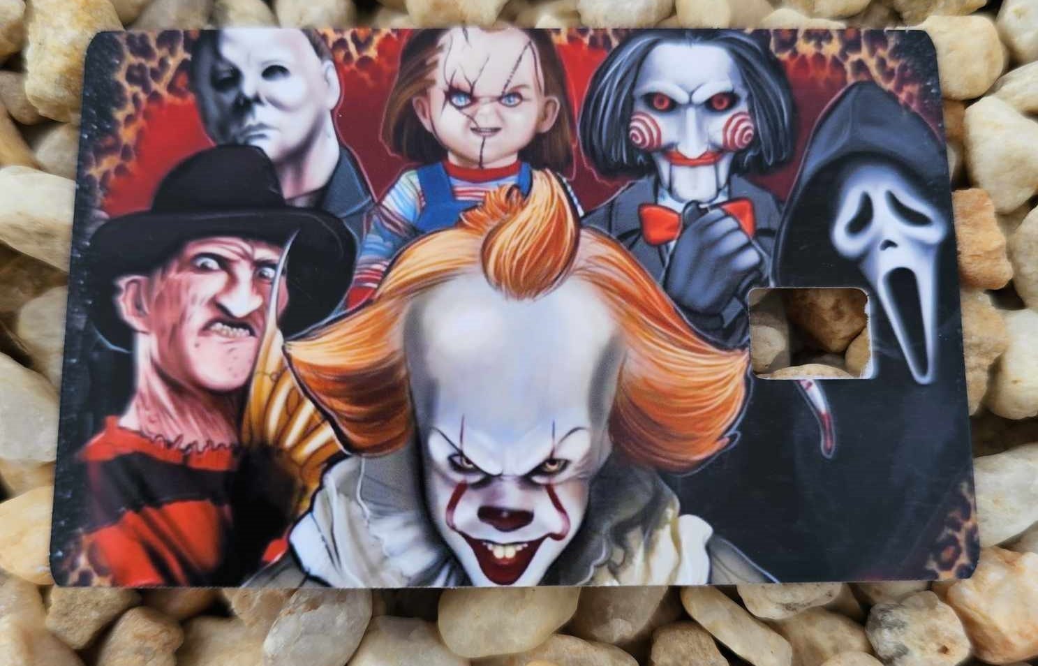 Halloween Horror Friends Credit Card Skin