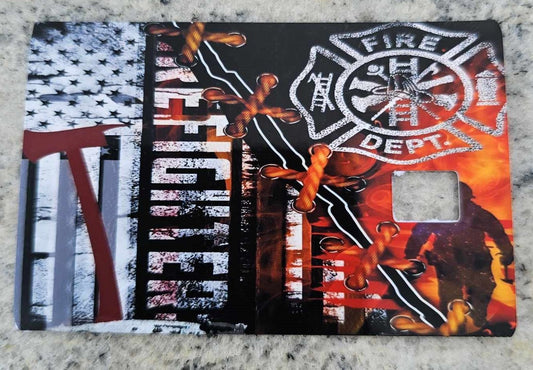 Firefighter Credit Card Skin
