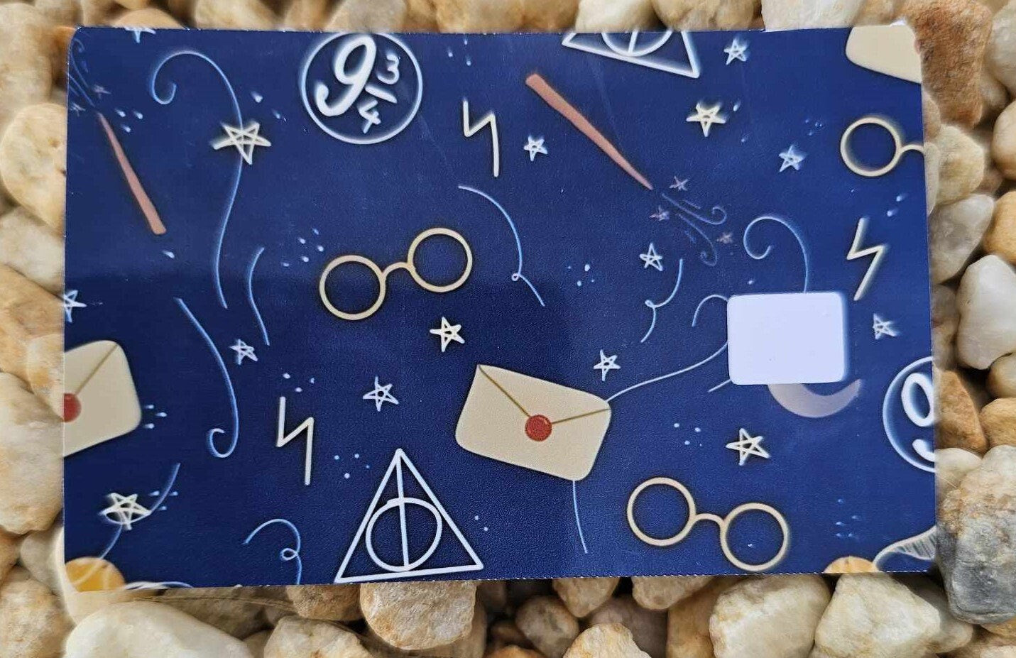 Blue Harry Potter Credit Card Skin